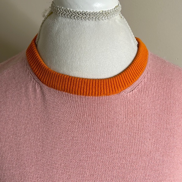 TORY BURCH SPORT PINK & Orange sweater cashmere & polyester - Picture 6 of 10